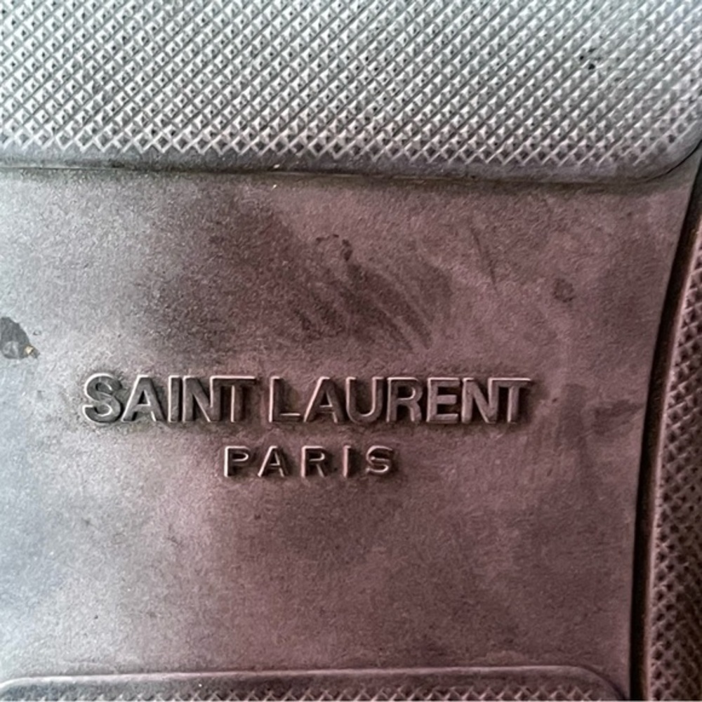 Ysl Saint Laurent Paris 14Aw High- Sneakers Size 10.5 US - EUC🔥EUC🔥 Authentic​ - Picture 12 of 13